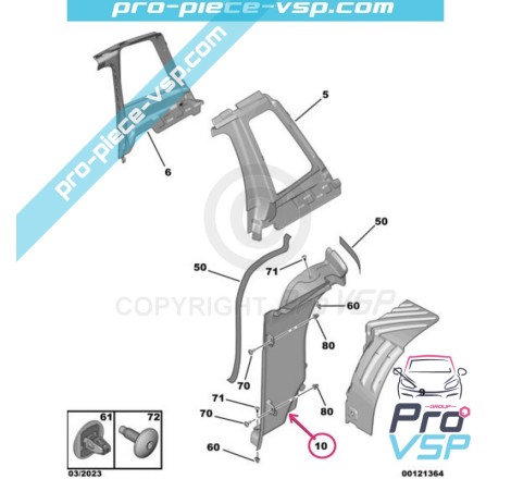 Right rear wheel crossing