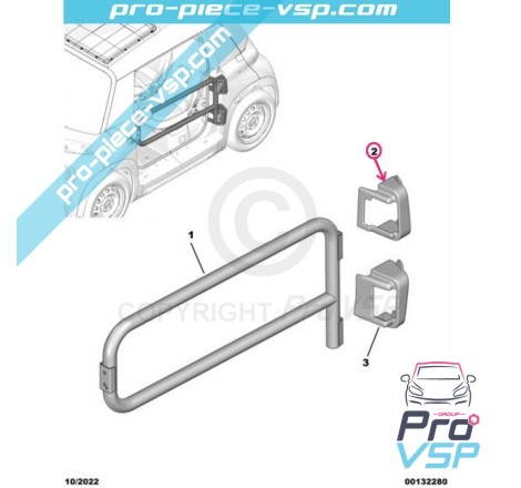 Upper hinge cover