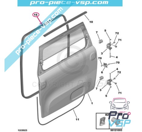 Door input gasket