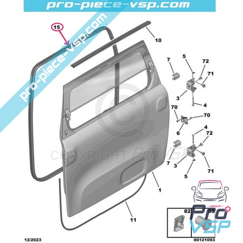 Door input gasket