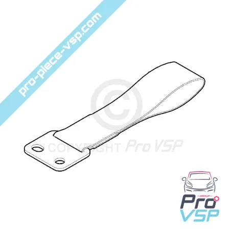 Door closure handle
