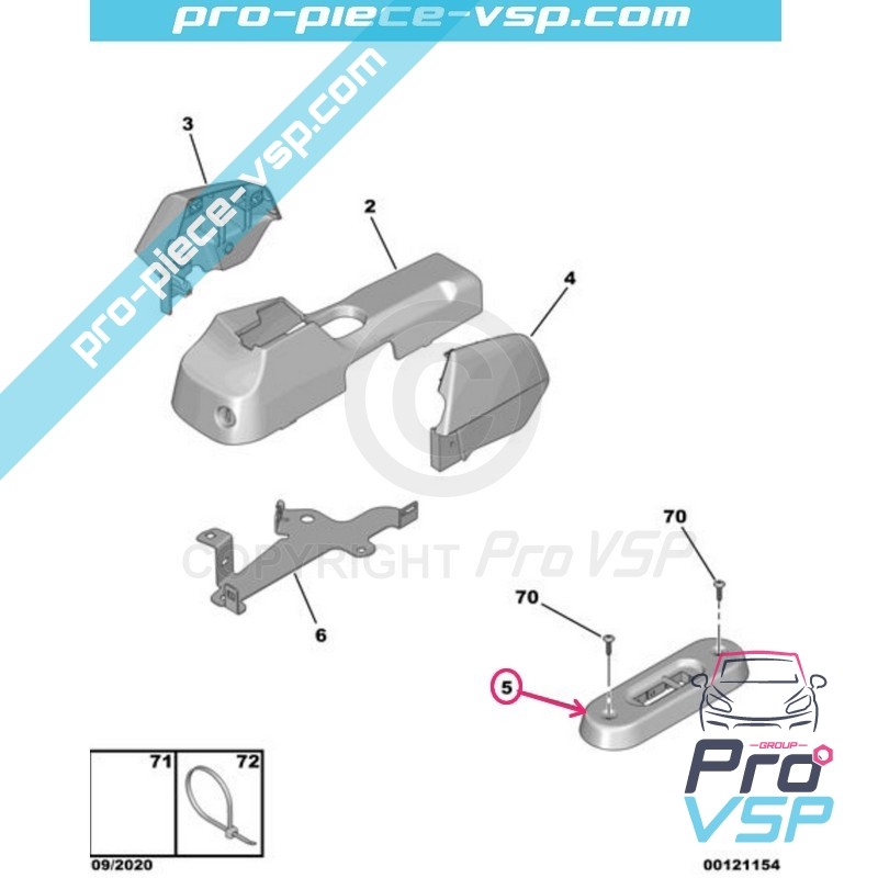 Speed control switch holder