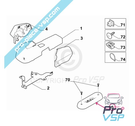 Speed control switch holder