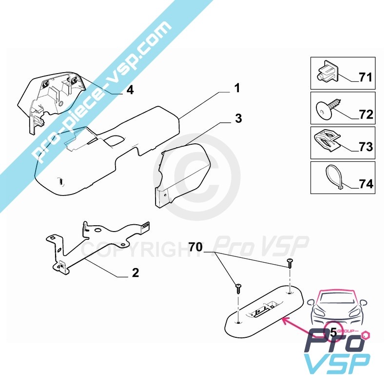 Speed control switch holder