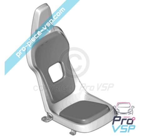 Asiento amarillo derecho