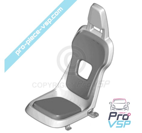 Asiento amarillo izquierdo