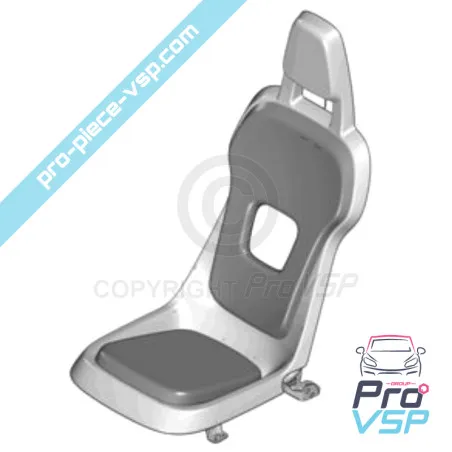 Asiento amarillo izquierdo