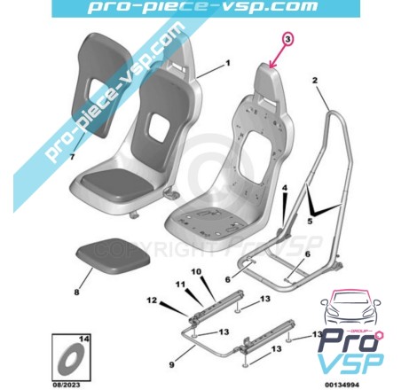 Seat hull