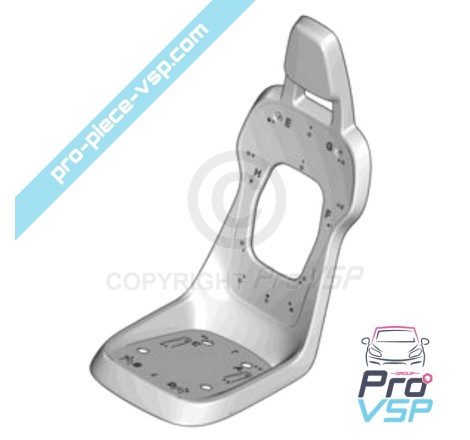 Casco de asiento