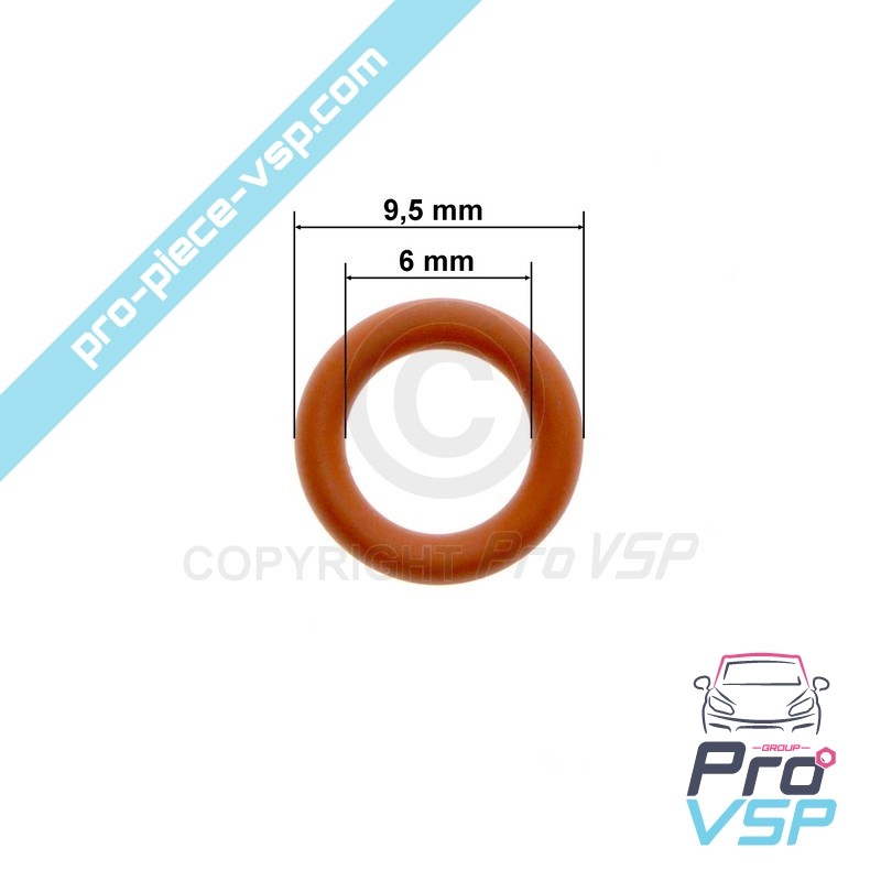 Gauge gasket Ø 6 mm