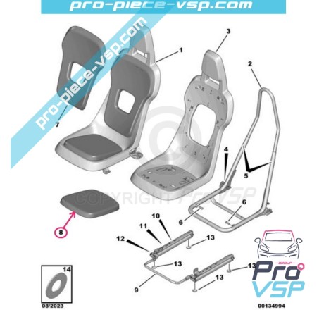 Seat seat trim