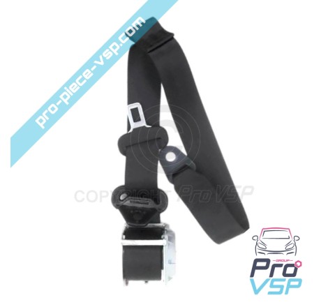 Straight seat belt
