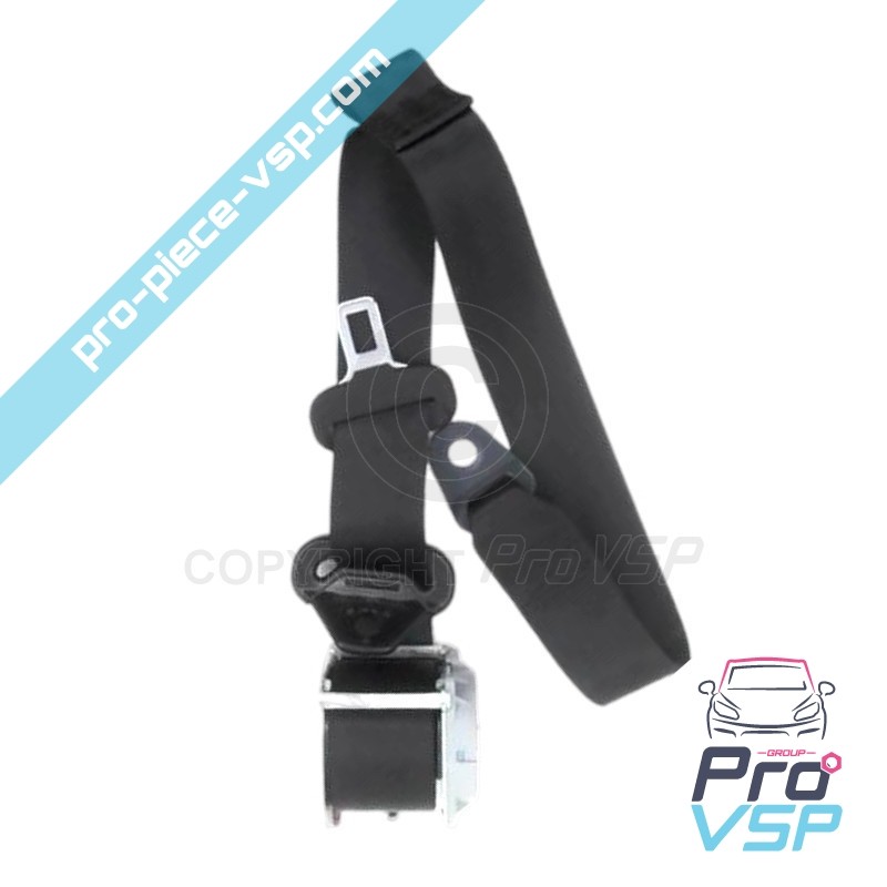Straight seat belt