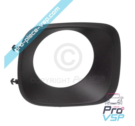 Right lamp trim