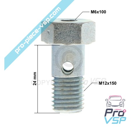 Vis banjo pour moteur Lombardini 6LD325