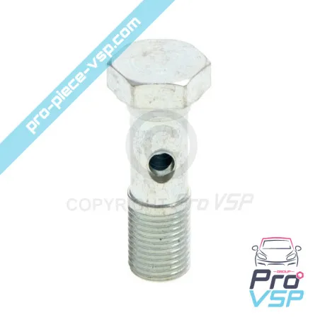 Screw banjo of solenoid valve