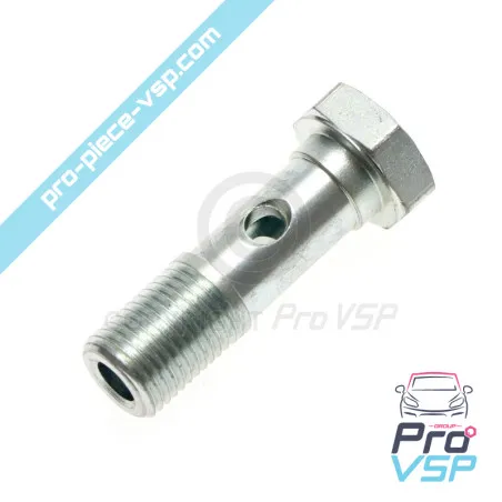 Screw banjo of solenoid valve