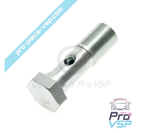 Screw banjo of solenoid valve