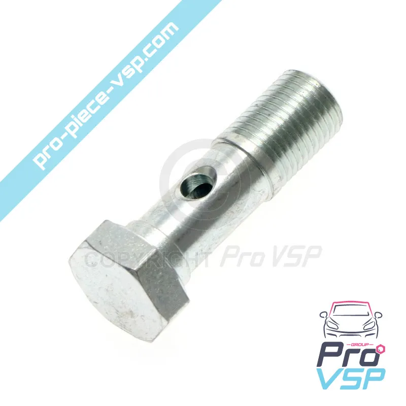 Screw banjo of solenoid valve