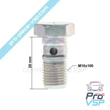 Tornillo de banjo flexible de freno