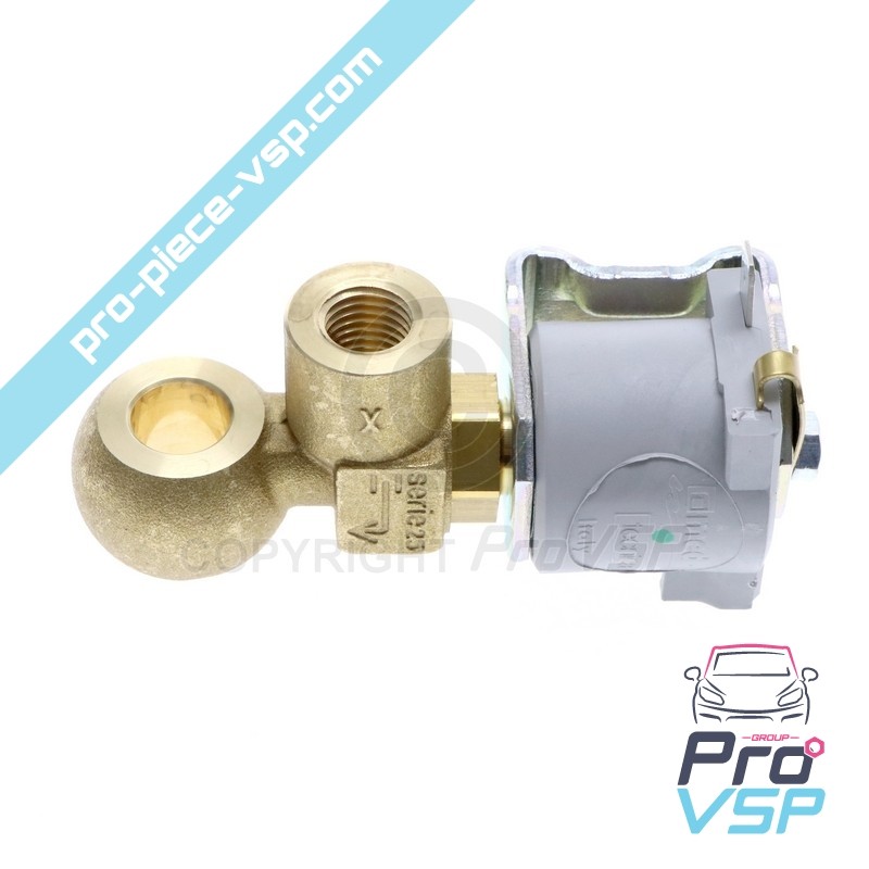 Motor stop solenoid valve