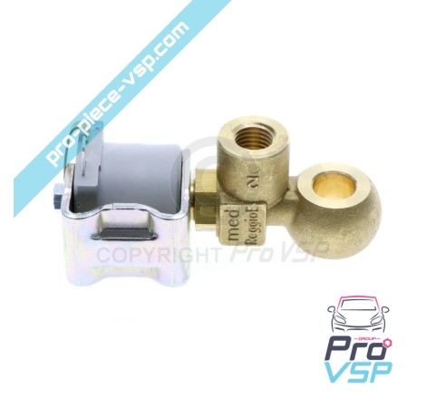 Motor stop solenoid valve