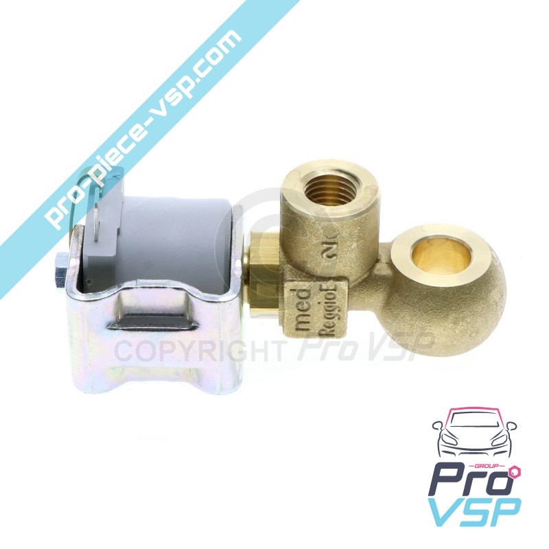 Motor stop solenoid valve