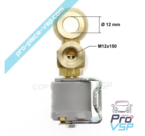 Motor stop solenoid valve