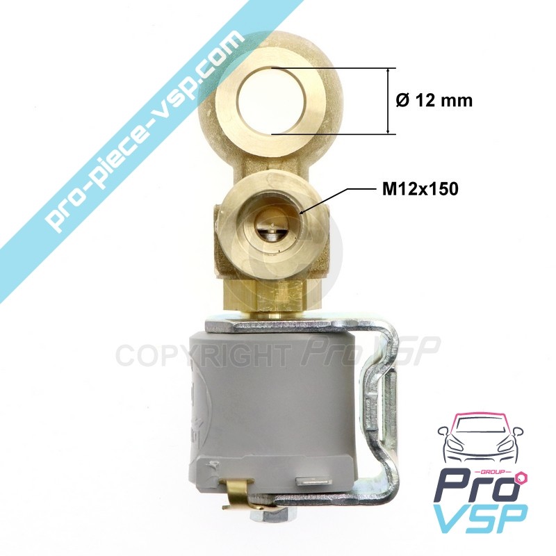 Motor stop solenoid valve