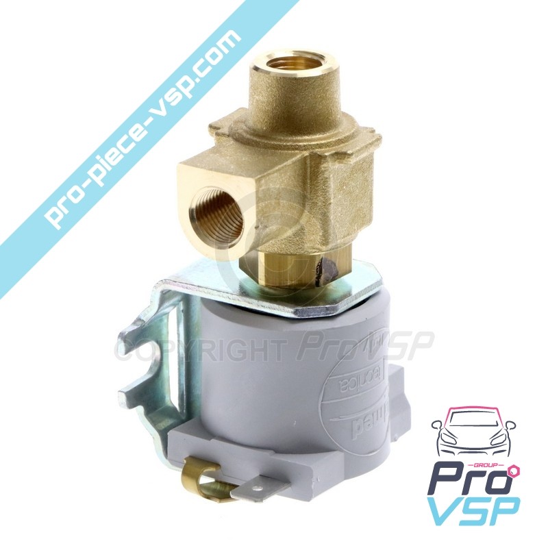 Motor stop solenoid valve