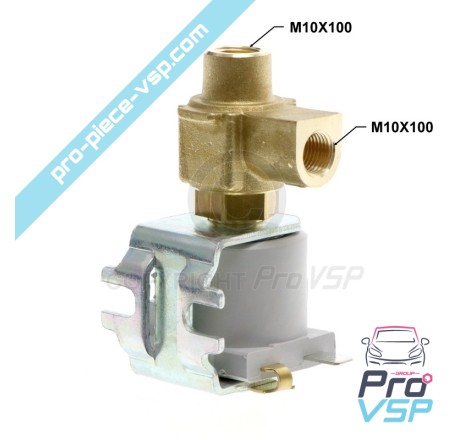 Motor stop solenoid valve