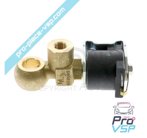 Motor stop solenoid valve