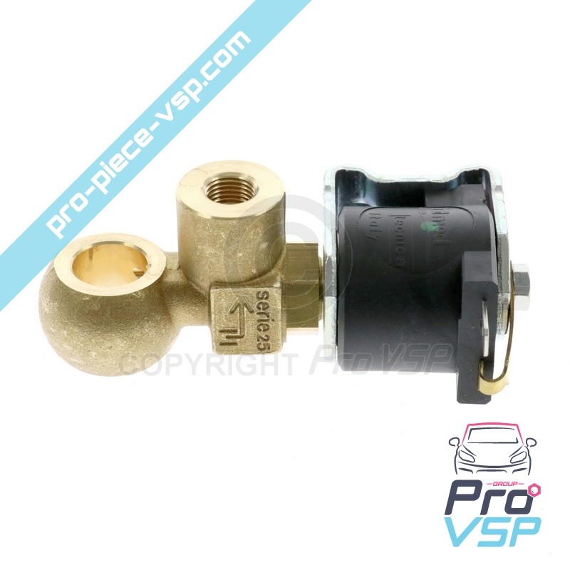 Motor stop solenoid valve