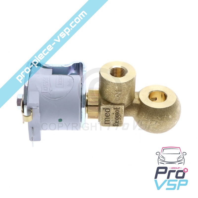 Motor stop solenoid valve
