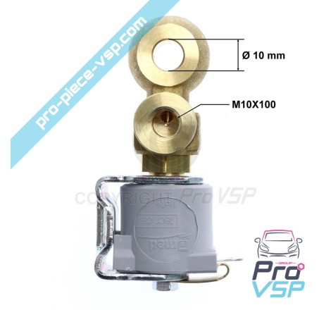 Motor stop solenoid valve