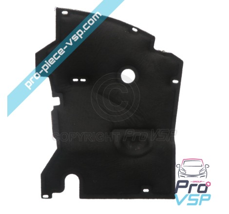 Insonorización del motor izquierdo
