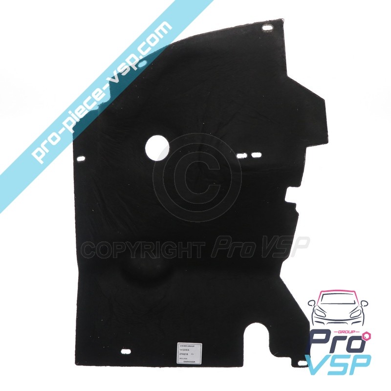 Insonorización del motor izquierdo