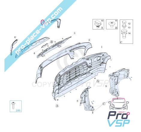 Chrome Front Shock derecho