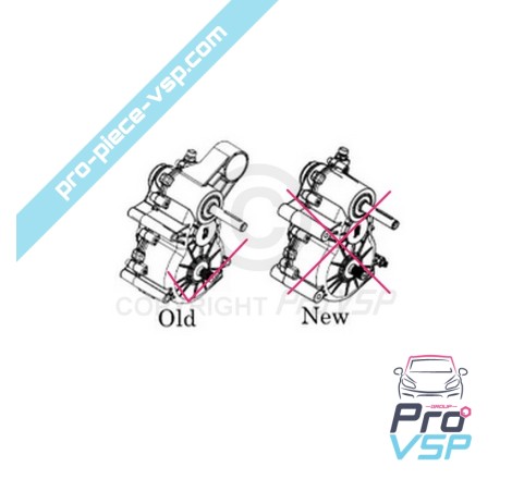 Half crankcase