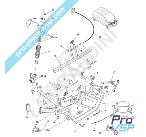 Bloque de motor lento