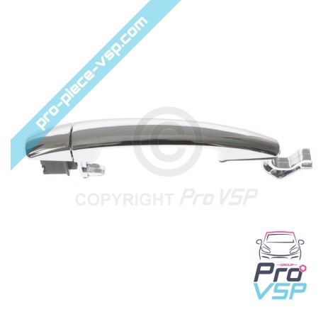 Chrome right outdoor door handle