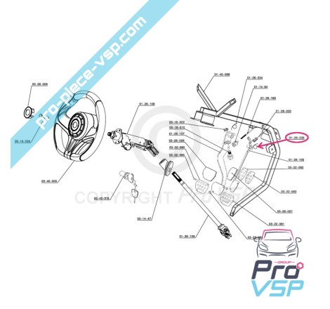 Accelerator pedal spring