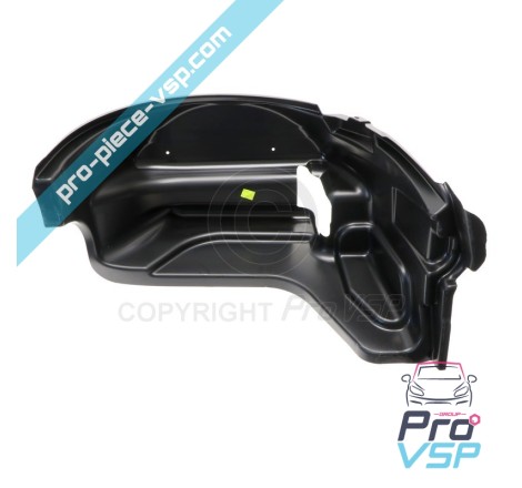 Left rear wheel passage