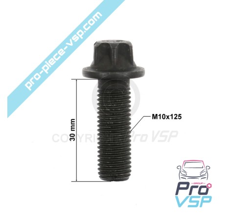 Motor steering wheel screw