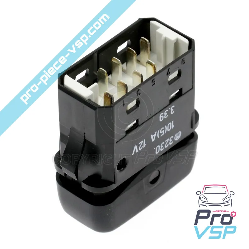 Interruptor de elevação da janela Aixam Vision 2ª edição e Sensation