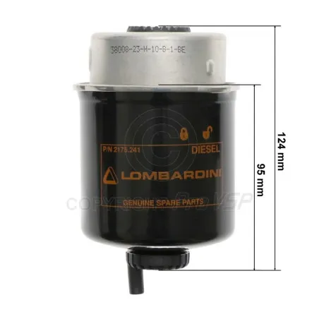 Origin Gasoil -suodatin Lombardinin moottorille dci