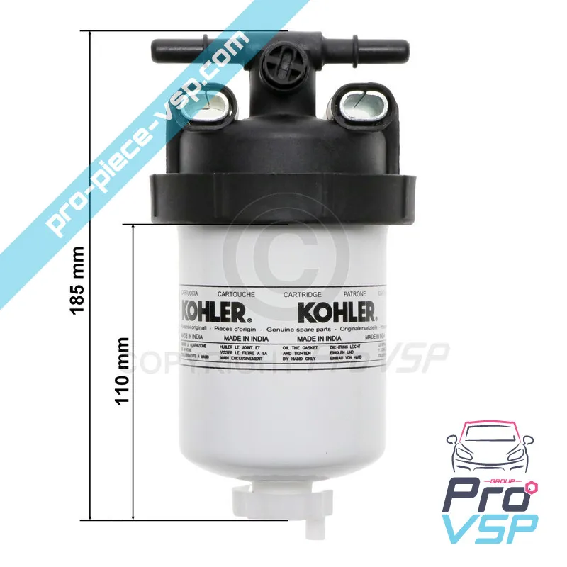Kompletter Dieselfilter für Motor Lombardini DCI 492 und 480 HDI