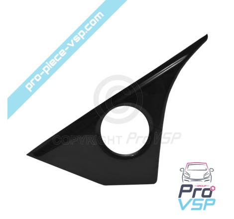 Left exterior mirror triangle