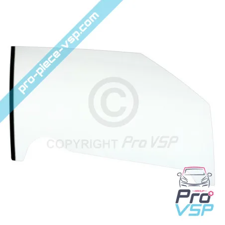 Straight door glass tinted