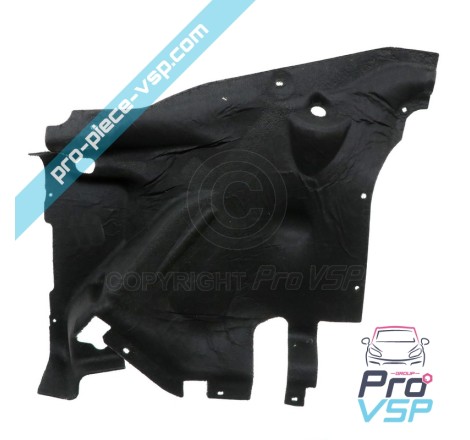 Straight wing cheek soundproofing